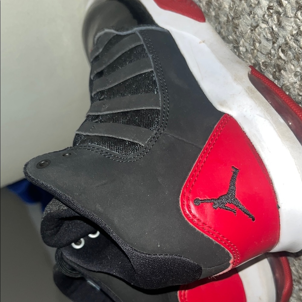 Jordan Kids' Black/Red Basketball Sneakers - Picture 5 of 6